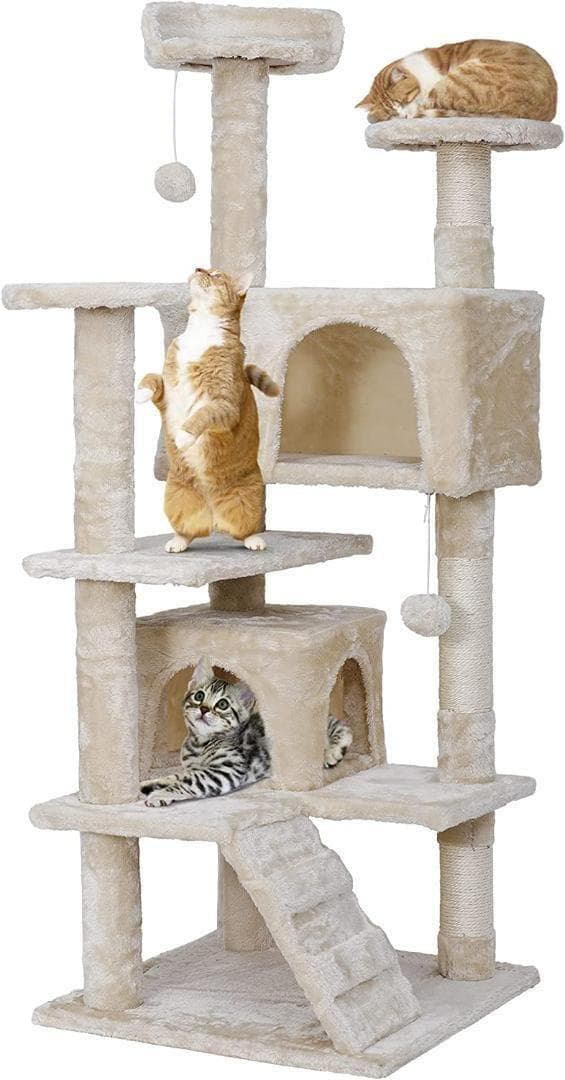 【M2438-84-51】キャットタワー 猫タワー　新品　本体