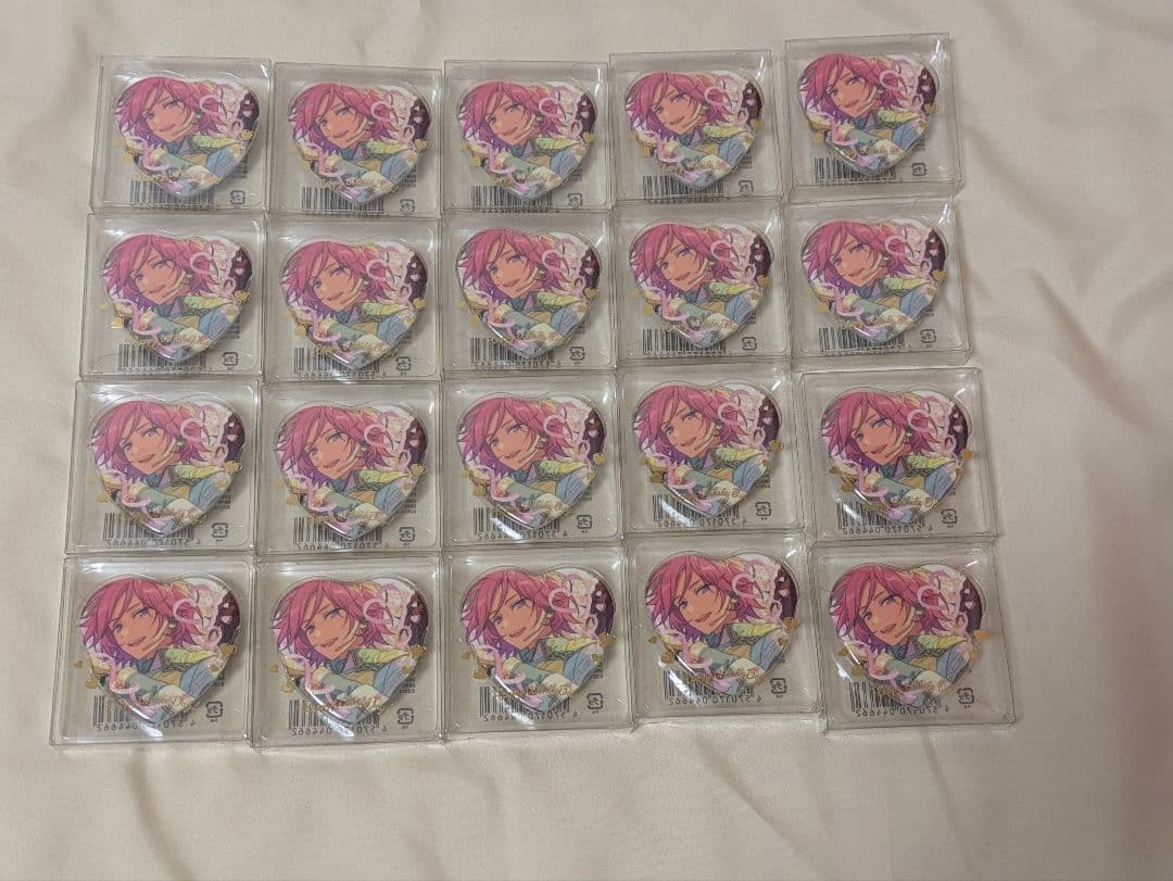 あんスタ 桜河こはく ホワイトデー ハート缶バッジ