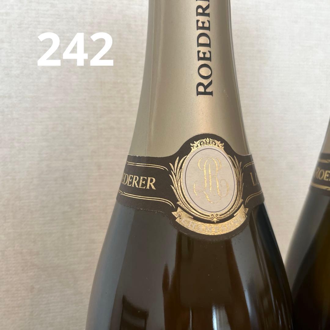 LOUIS ROEDERER シャンパン コレクション242・243 2本セット