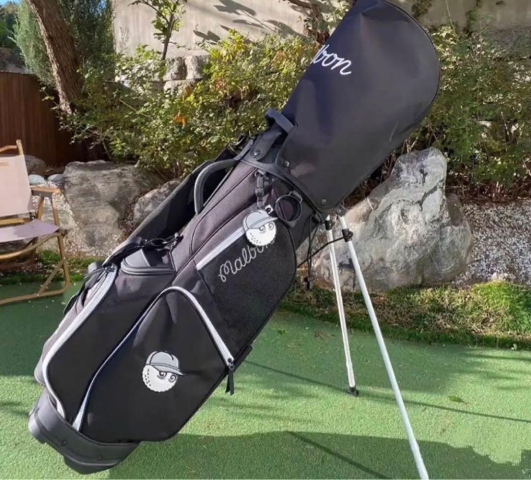 マルボン　ゴルフ　malbon GOLF キャディバッグ　スタンドバッグ