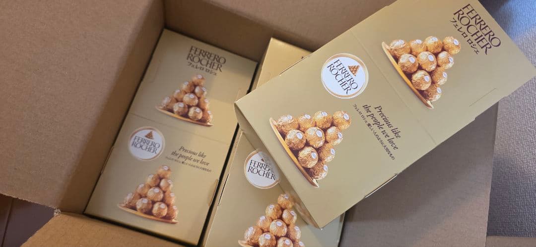 フェレロロシェ　チョコレート　1パック3粒入り　1箱12パック×6箱