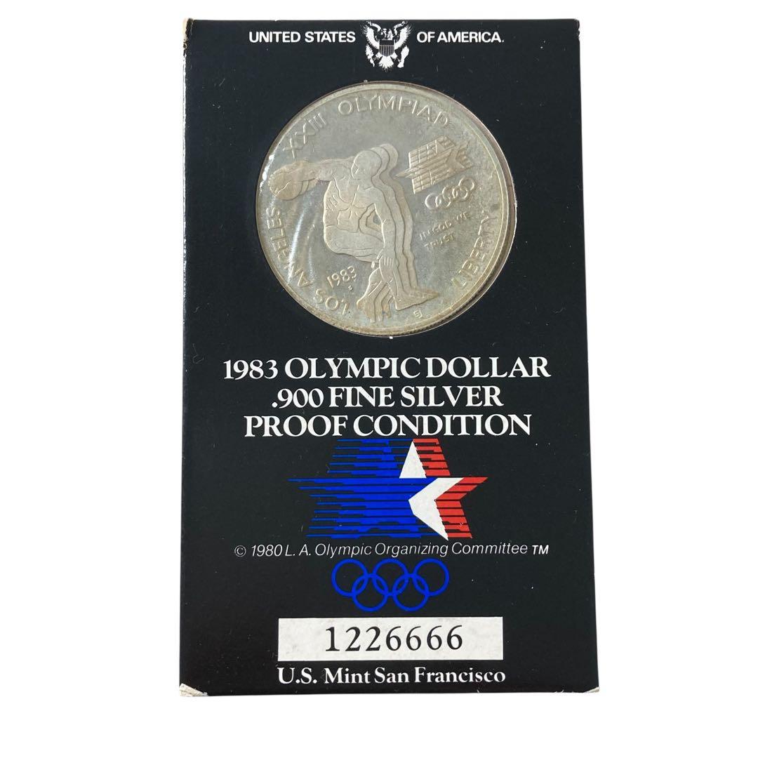 1983 ロサンゼルスオリンピック 1ドル銀貨 シルバー900