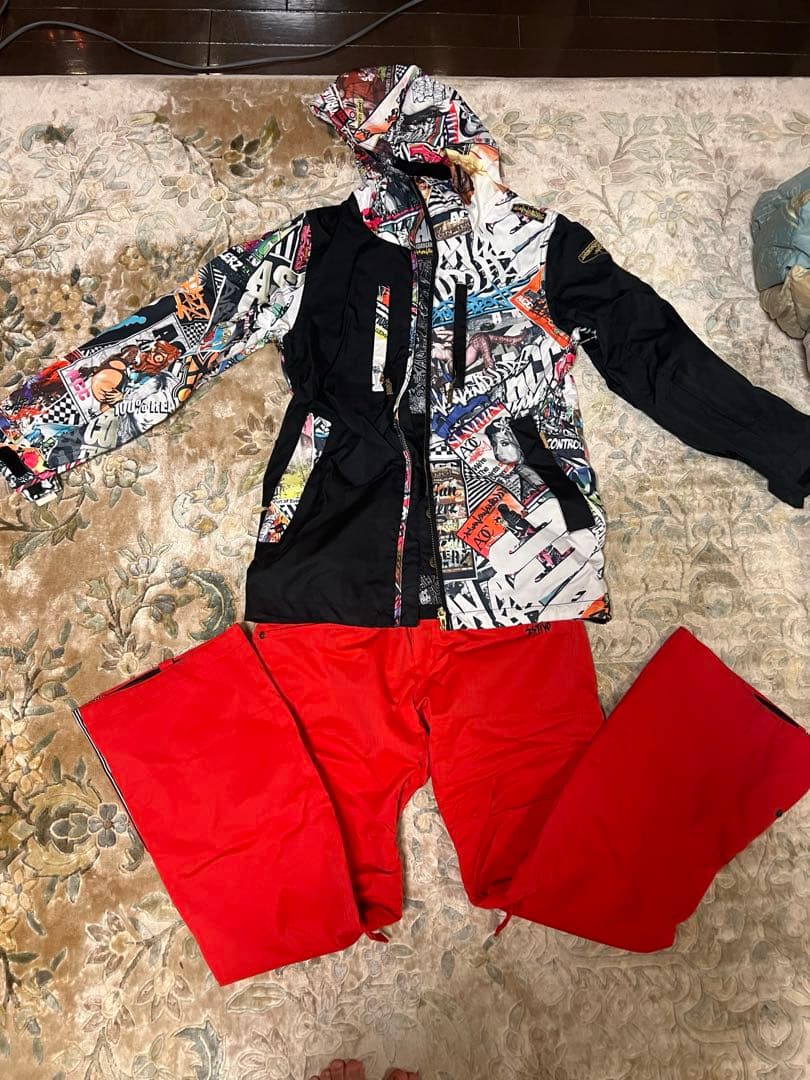 ACC スノーウェア　上下セット　グローブ付き