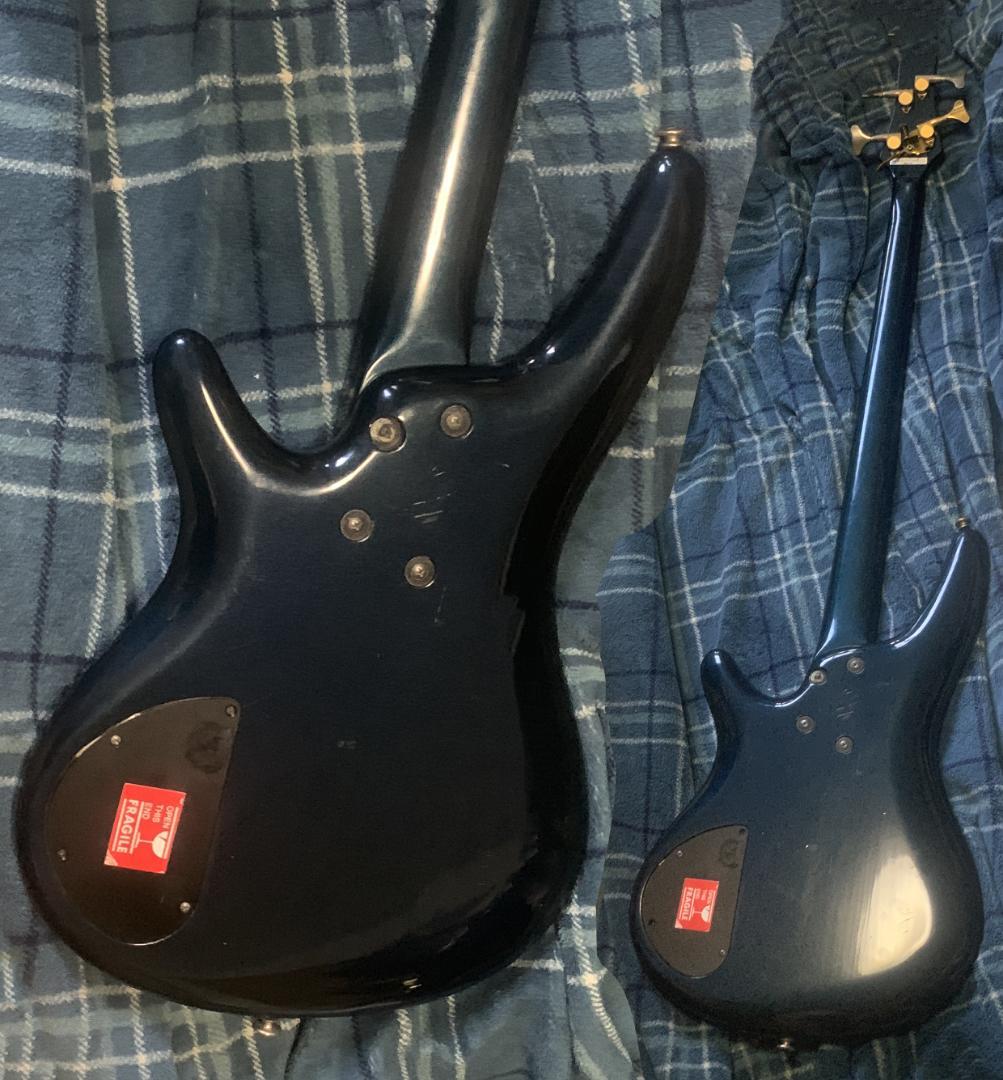 Ibanez 日本製 フジゲン フレットレス加工済 エレキベース ヒップショット