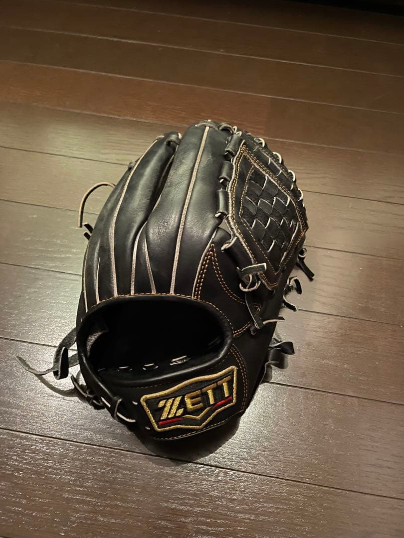 ZETT プロステイタス　ブラック 軟式用グローブ