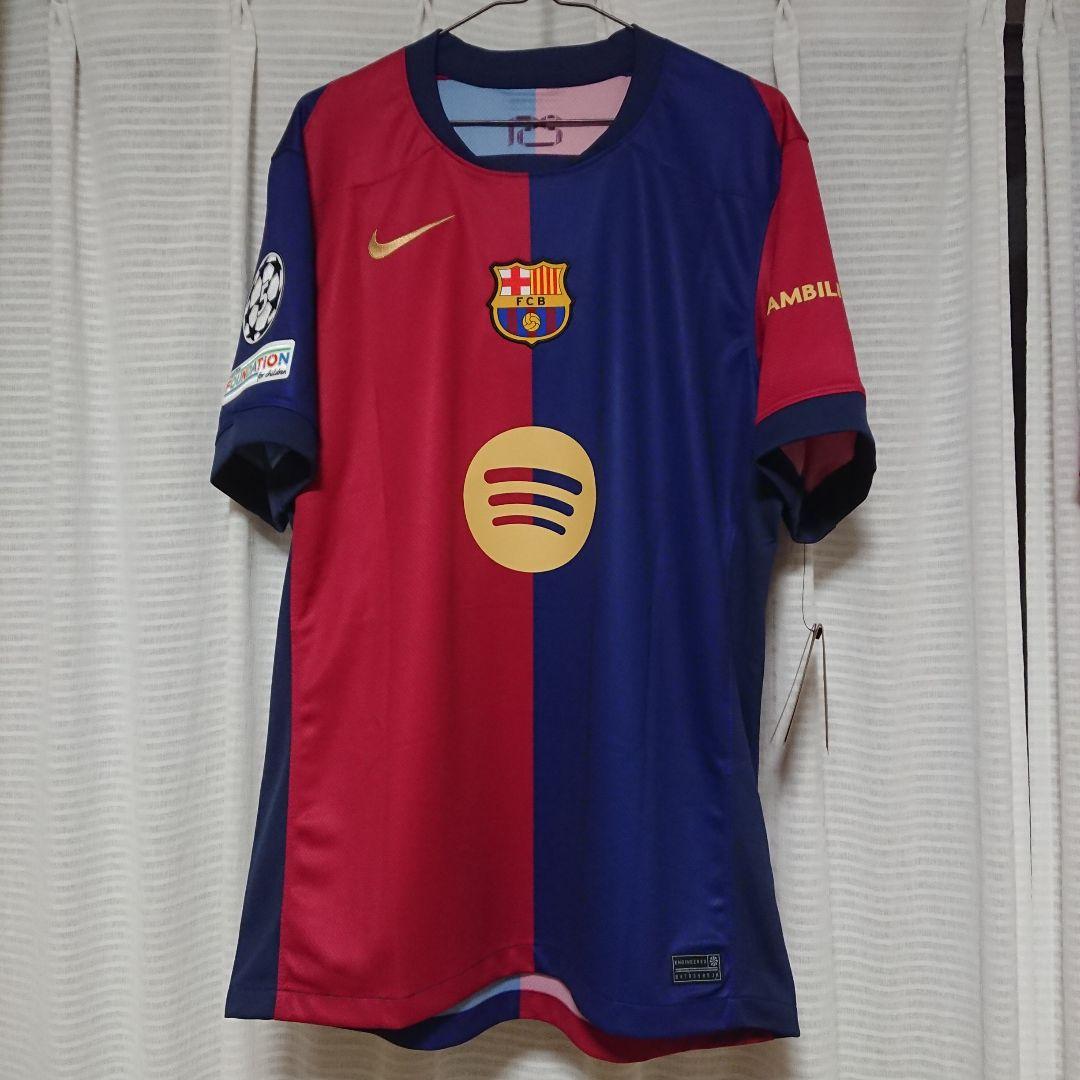 新品タグ付き 24-25バルセロナ ユニフォーム Lサイズ ペドリ CL 正規品
