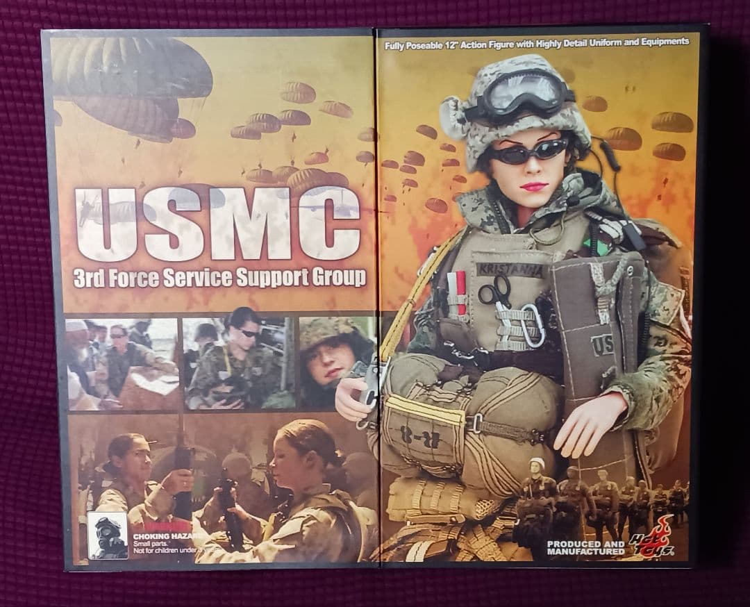 1/6 USMC パラシュター女性兵士(HotToysホットトイズ)