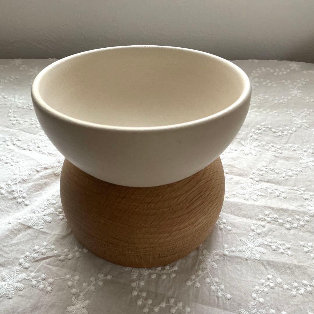 食器・餌やり・水やり用品 newa cat Nodding Bowl / Nara (Oak)