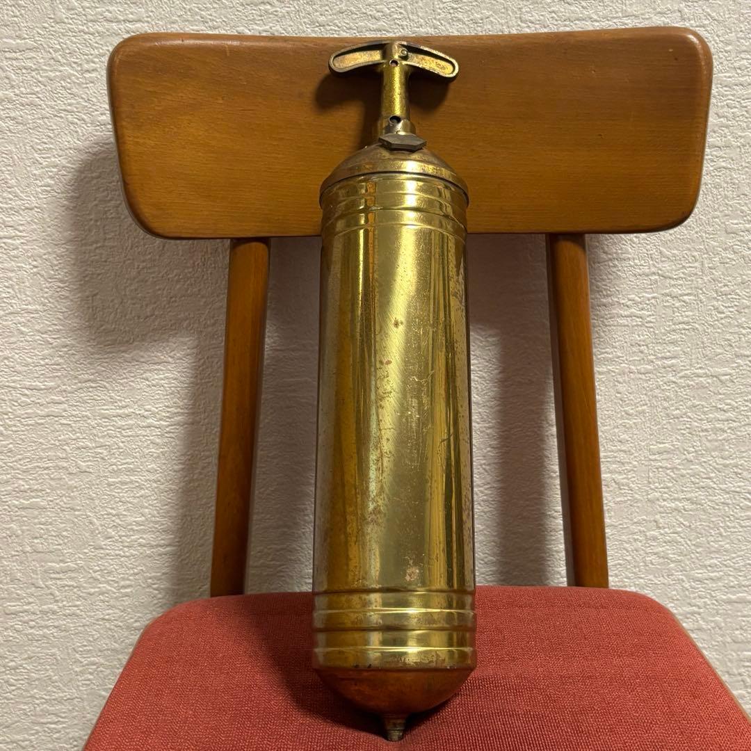 ヴィンテージ真鍮消火器FIREEXTINGUISHER 　アンティーク