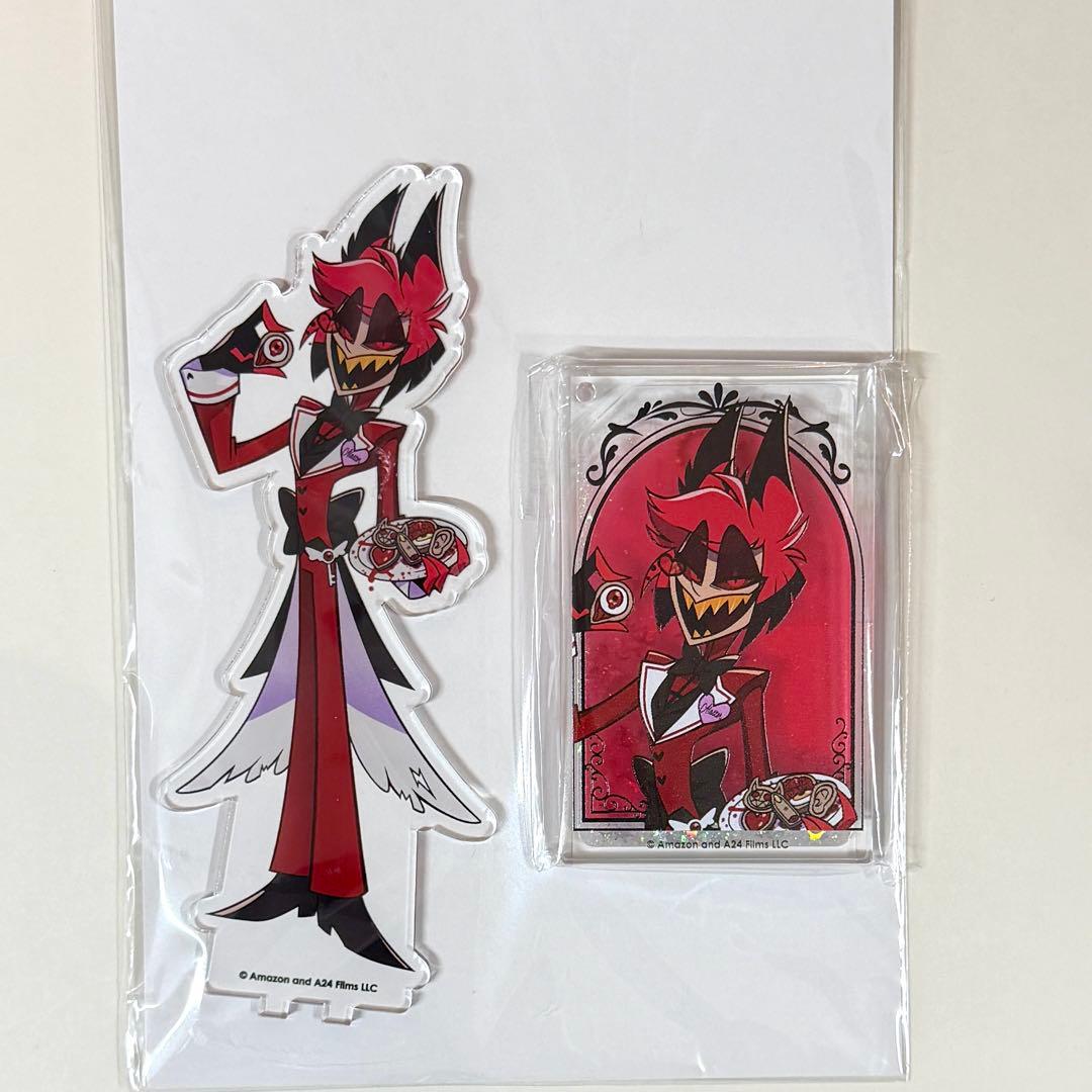 ハズビンホテル アニメイトカフェ　アラスター アクリルスタンド　2点セット