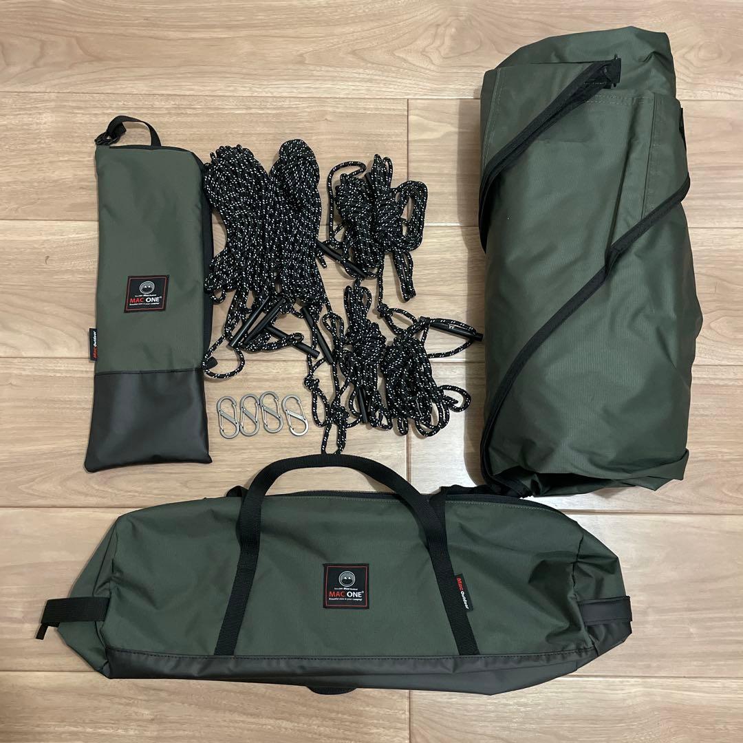 MACONE マックワン　ヘキサタープLサイズ　アームドグリーン