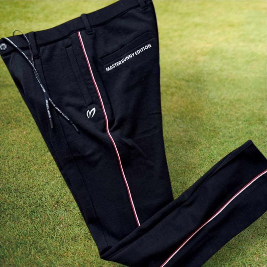 現行モデル　極美品　マスターバニー　パンツ　黒　M〜L相当　ウール100%　4