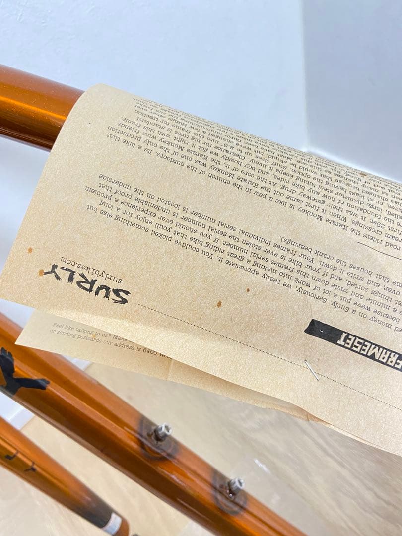 新品　SURLY サーリー カラテ モンキー MDS フレーム セット