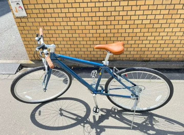 クロスバイク　アイアンブルー700C/cyma 7段変速　お得セット