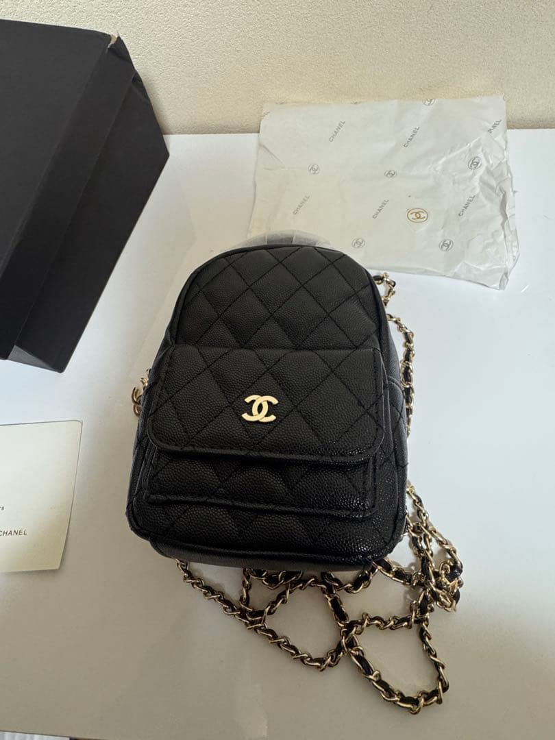 CHANEL MAKEUPミニリュック　ブラック　ノベルティ　新品