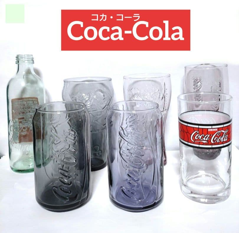 コカ・コーラ グラス&瓶 ７点 マクドナルドコラボ/非売品 昭和レトロ