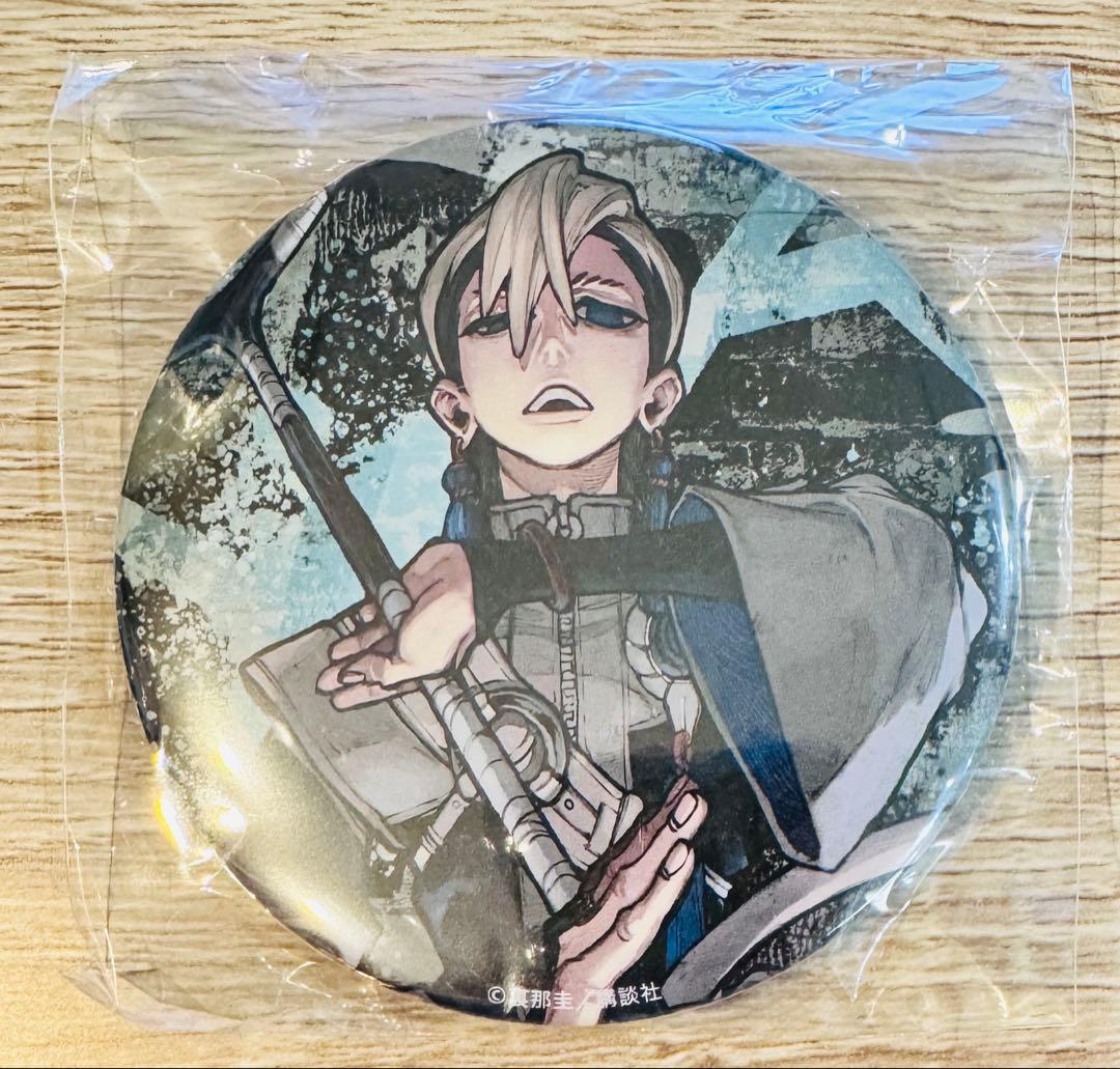 ガチアクタ　ザンカ　缶バッジ　75mm くじ引き堂　ガチクジ　原作絵