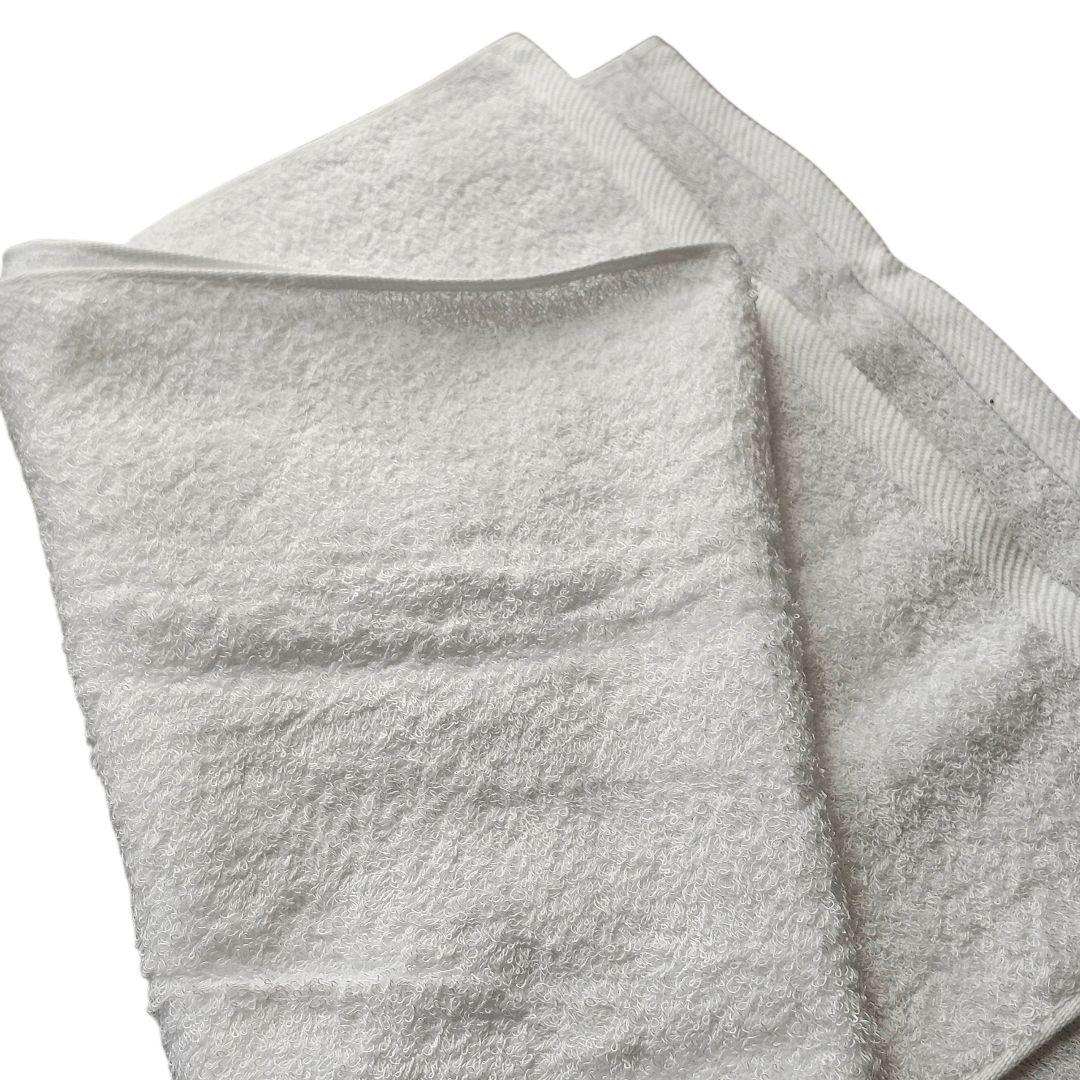 【未使用】お年賀タオル 白無地タオル 330匁フェイスタオル まとめ売り84枚