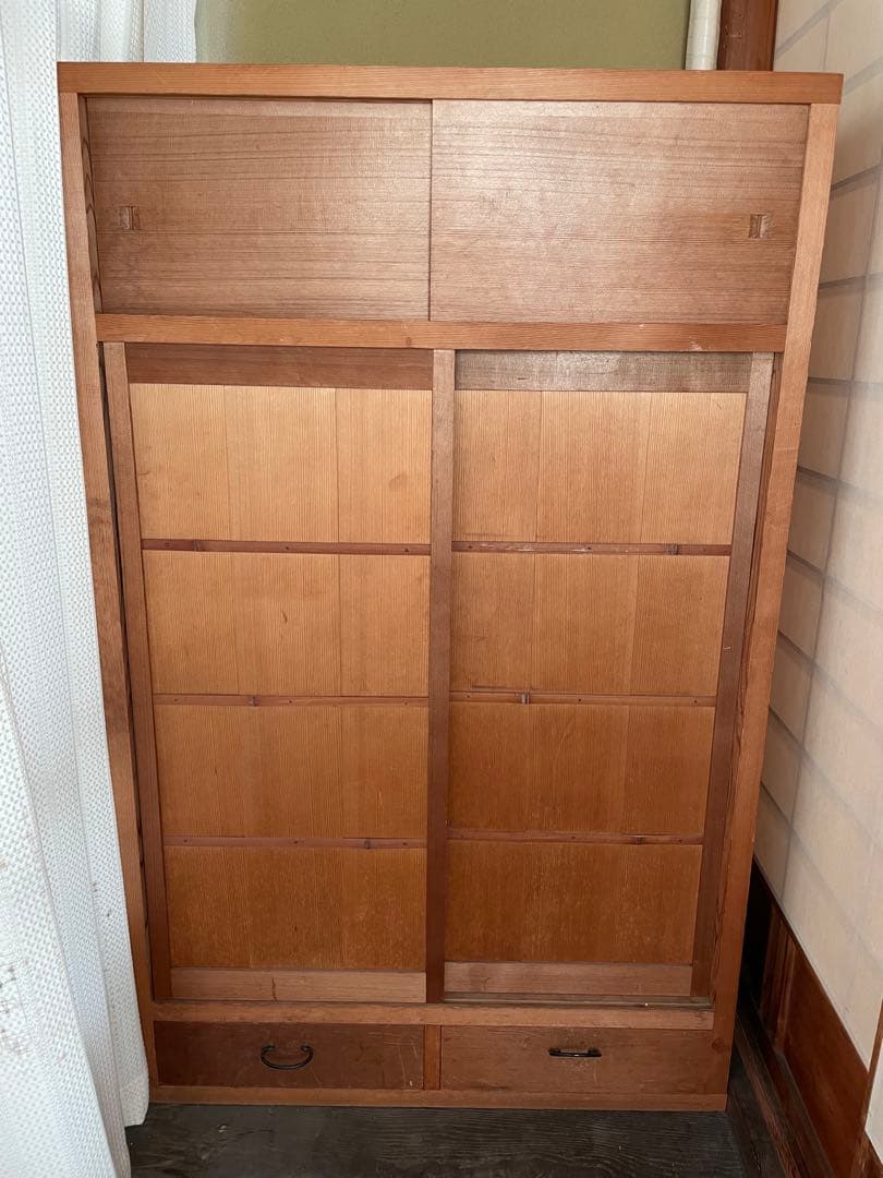 水屋　お茶道具　アンティーク家具