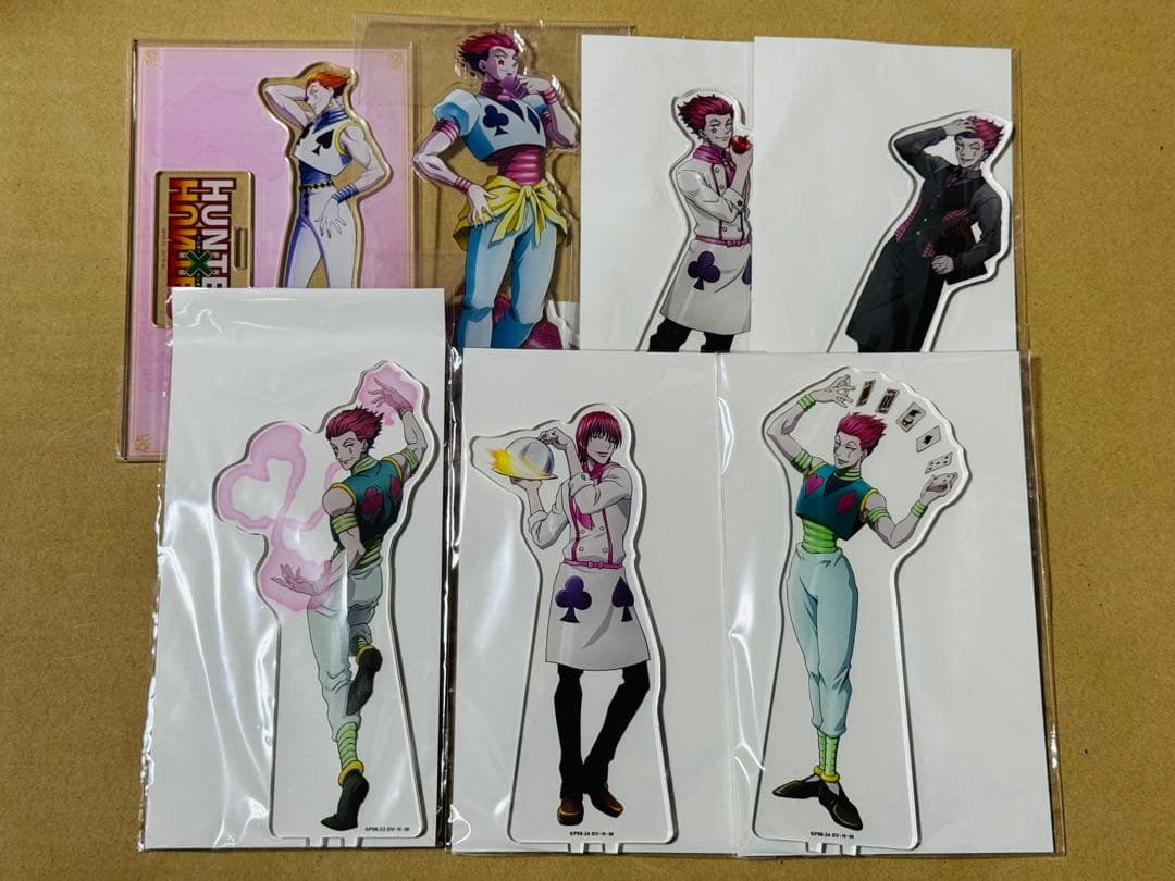 HUNTER×HUNTER ハンターハンター　ヒソカ　アクリルスタンド　７種