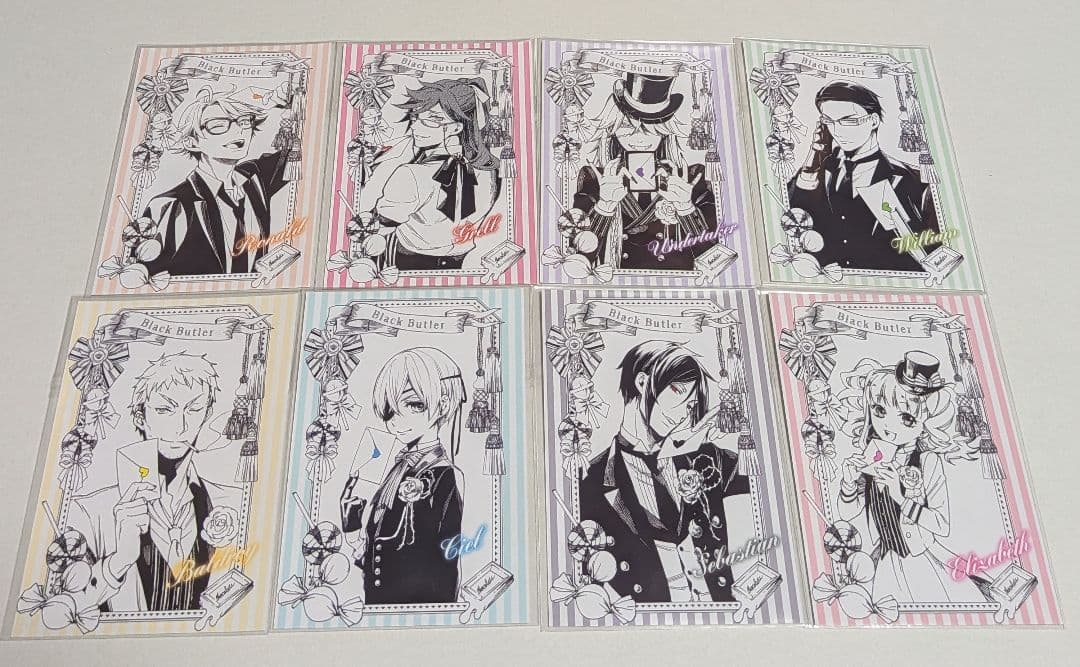黒執事　Black Label 特典 ポップアップ ブロマイド　シエル　全種