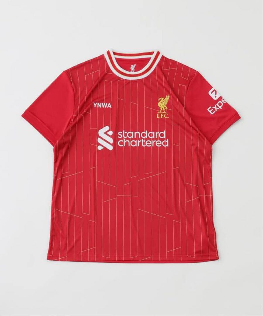 【美品】リバプール サッカーシャツ レッド　Mサイズ