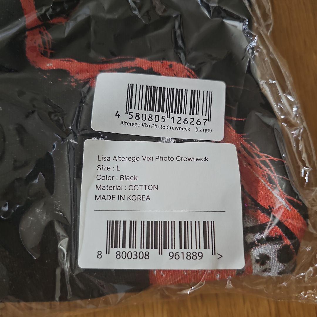 BLACKPINK LISA リサ L　pop-up　トレーナー　スウェット