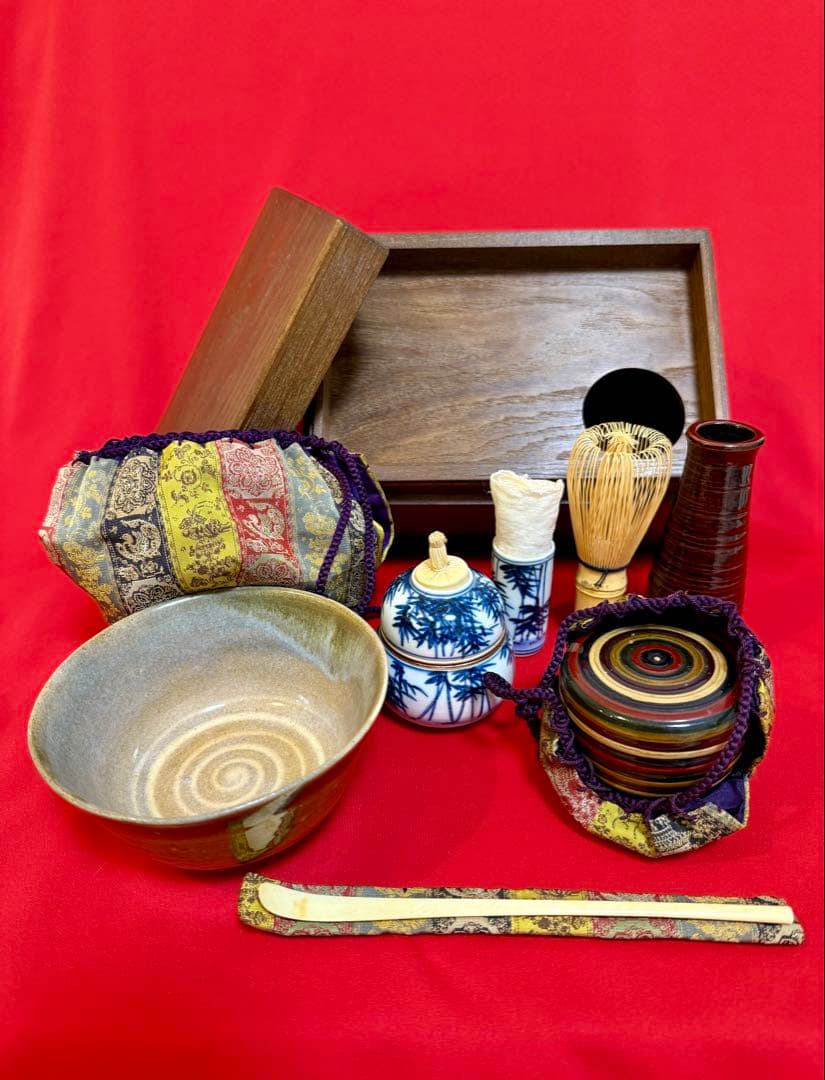 い*ち様 ※専用 ※い*ち様 桑茶箱セット ★☆ 茶箱セット 茶道具 茶器一式