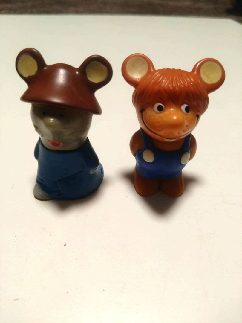 ガンバの冒険 タカトク ミニソフビ イカサマ/シジン 当時物