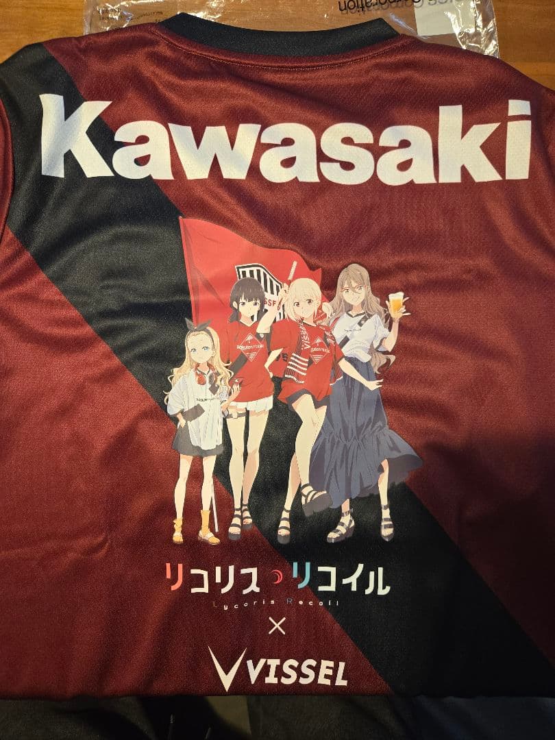 Kawasaki リコリス・リコイル × VISSSEL シャツ　Mサイズ