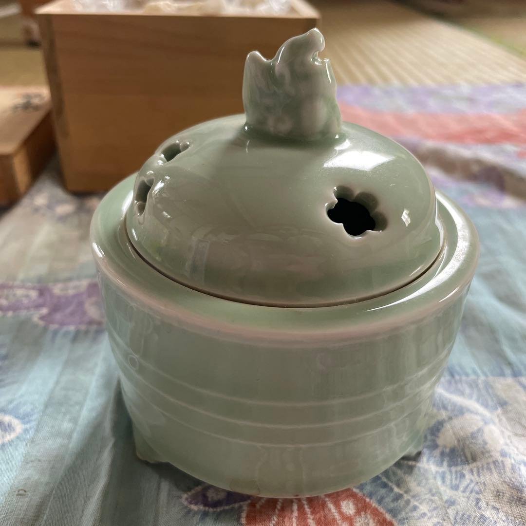 高級伊万里焼　鍋島焼　香炉　大秀作　大秀窯