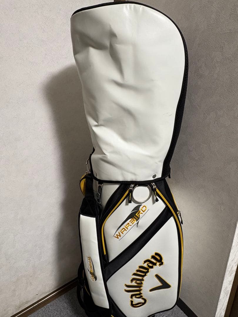 Callaway キャディバッグ ホワイト/ブラック/イエロー