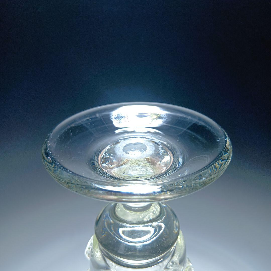 ガラス作家　舩木倭帆　プラントゴブレットイチゴ紋　shizuサイン有