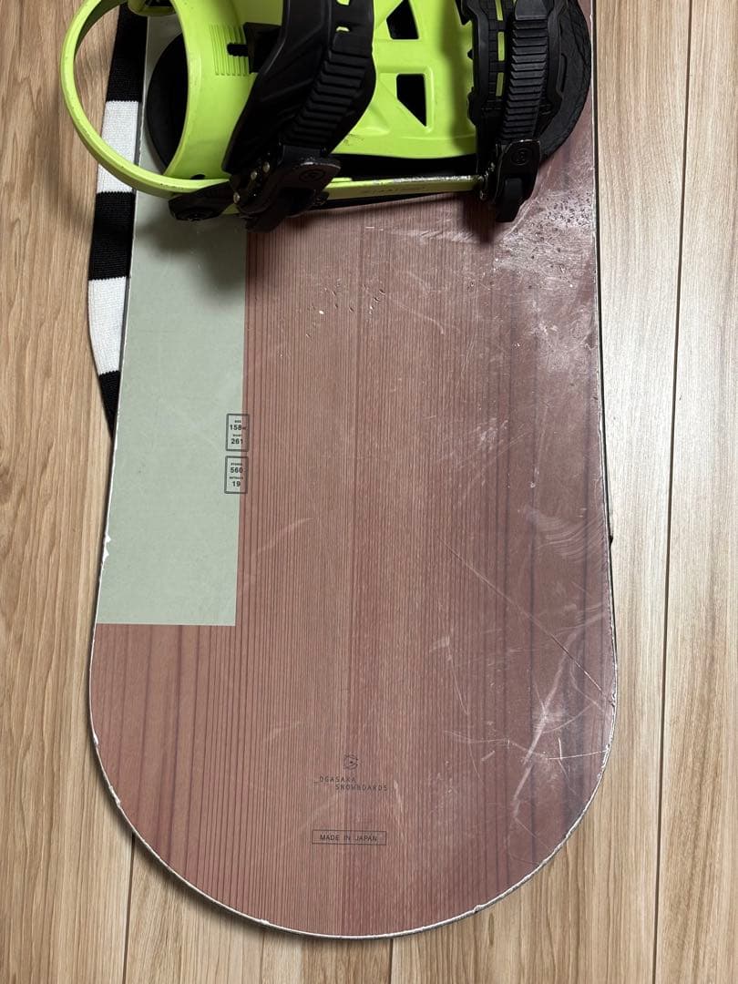 OGASAKA スノーボード ビンディング付き