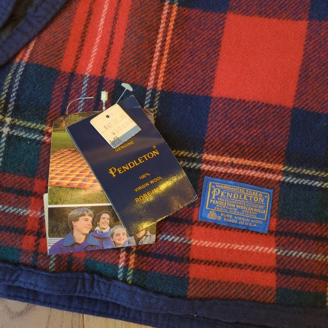 未使用　USA製　ペンドルトン　Pendleton チェック柄 ラグ