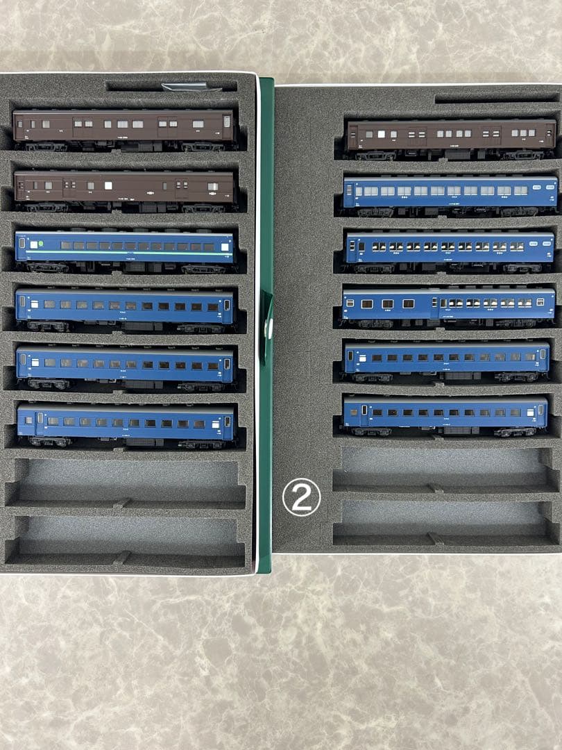 ②KATO 10-1124.1125 10系 寝台特急「大雪」基本.増結セット