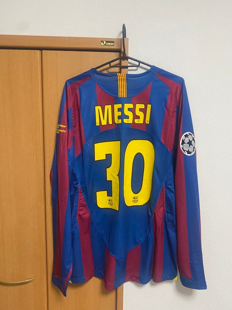 新品05-06 バルセロナ メッシ 30番 長袖 シャツ