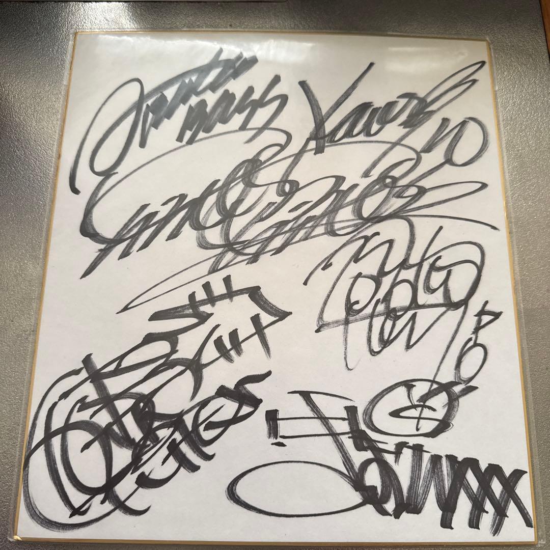 プリンセスプリンセス　直筆サイン色紙　90年代レア