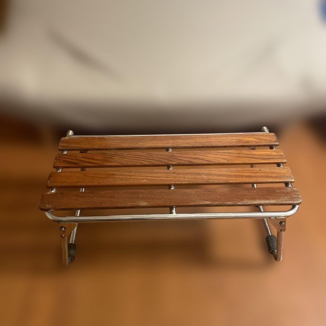 ヴィンテージ　折りたたみ式　アウトドアテーブル　センターテーブル　キャップ　船用