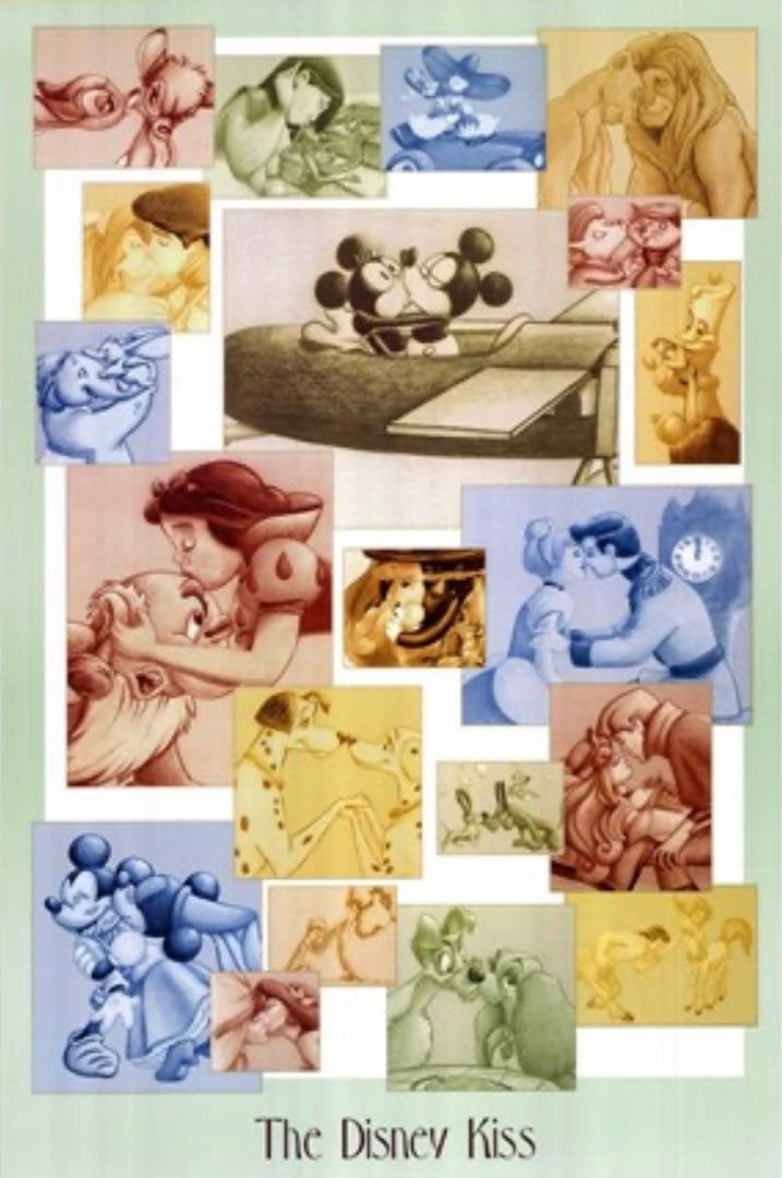 The Disney Kiss ポスター　ミッキー　ミニー