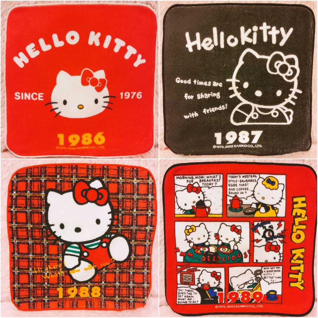 希少レア　ハローキティ　プチタオル　コレクション　2002 平成レトロ　サンリオ