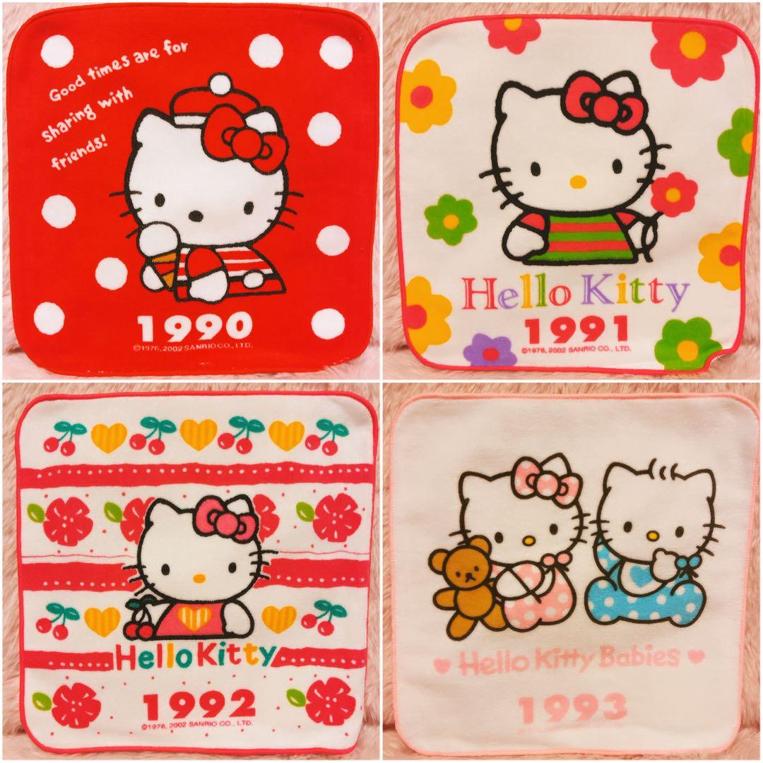 希少レア　ハローキティ　プチタオル　コレクション　2002 平成レトロ　サンリオ