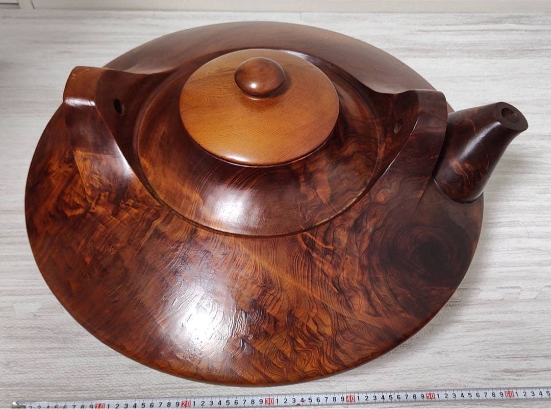 屋久杉　茶器　置物