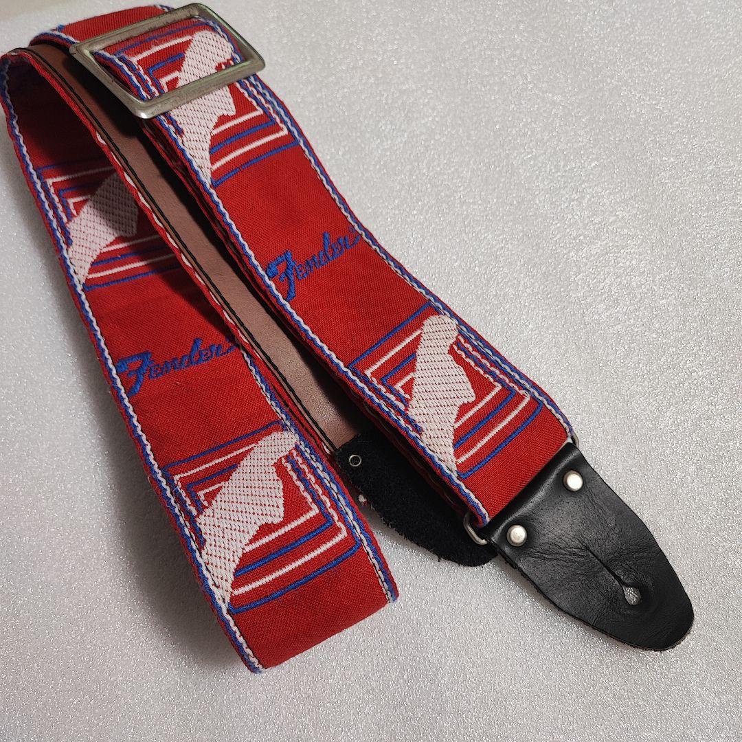 モノグラム　レッド　初代　横ロゴ　逆ロゴ　vintage　ストラップ　ギター