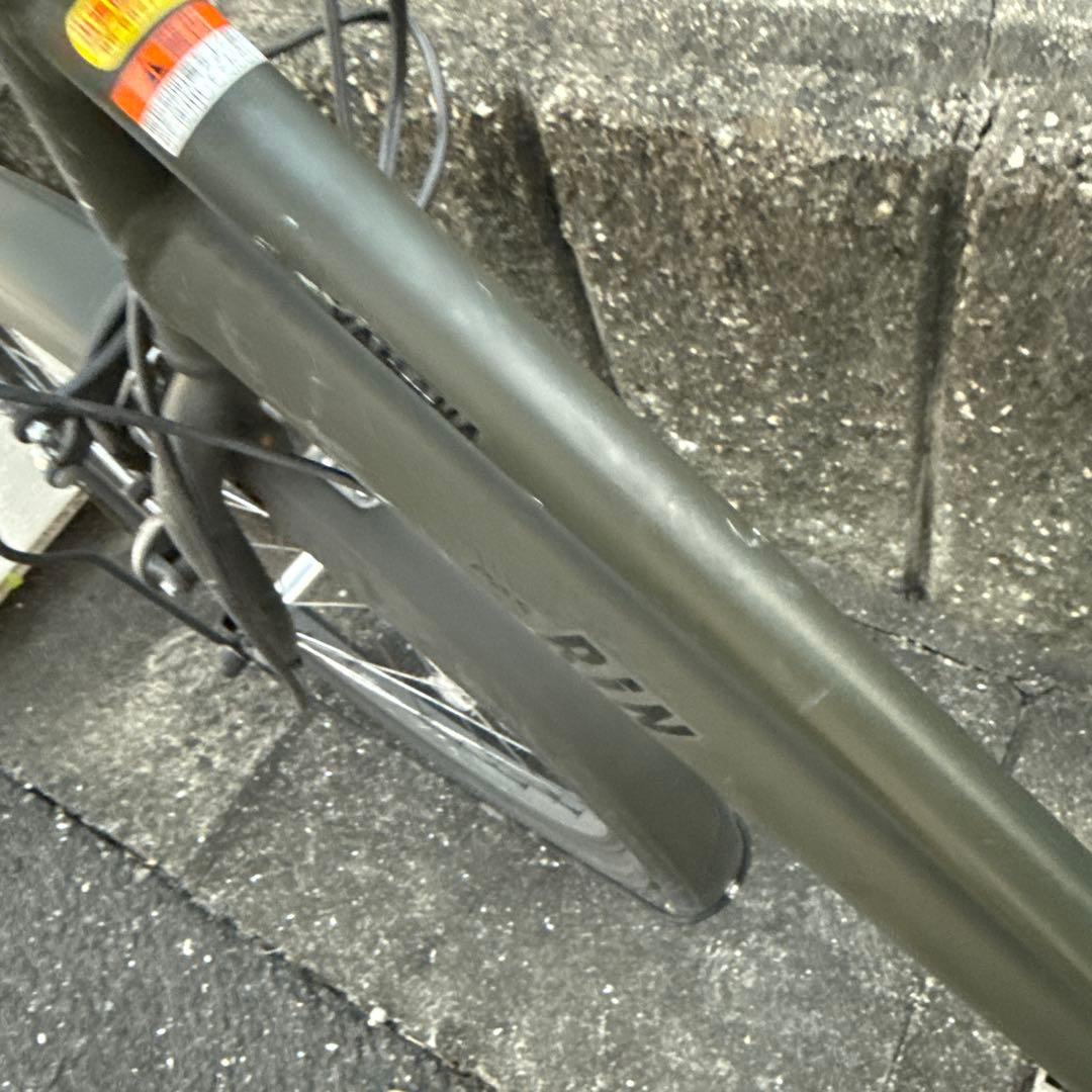 RIN電動アシスト自転車 グレー