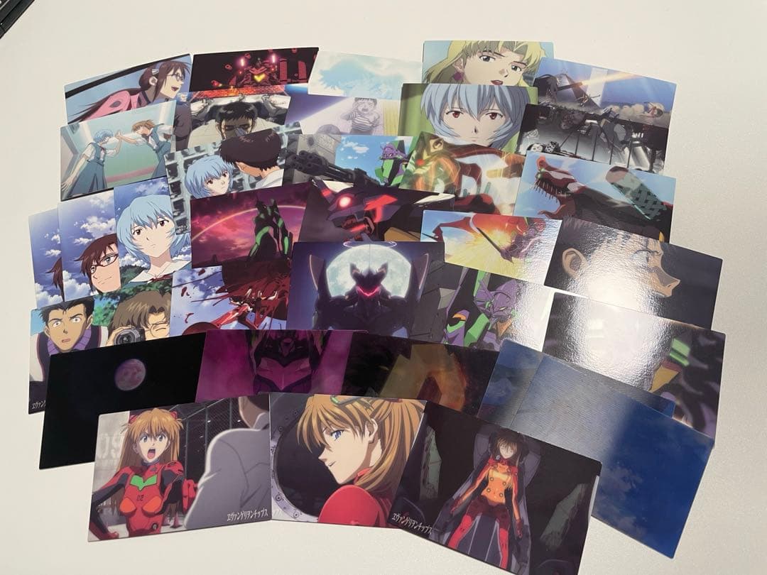 【34枚】エヴァンゲリオン チップス カード Calbee ポテトチップス