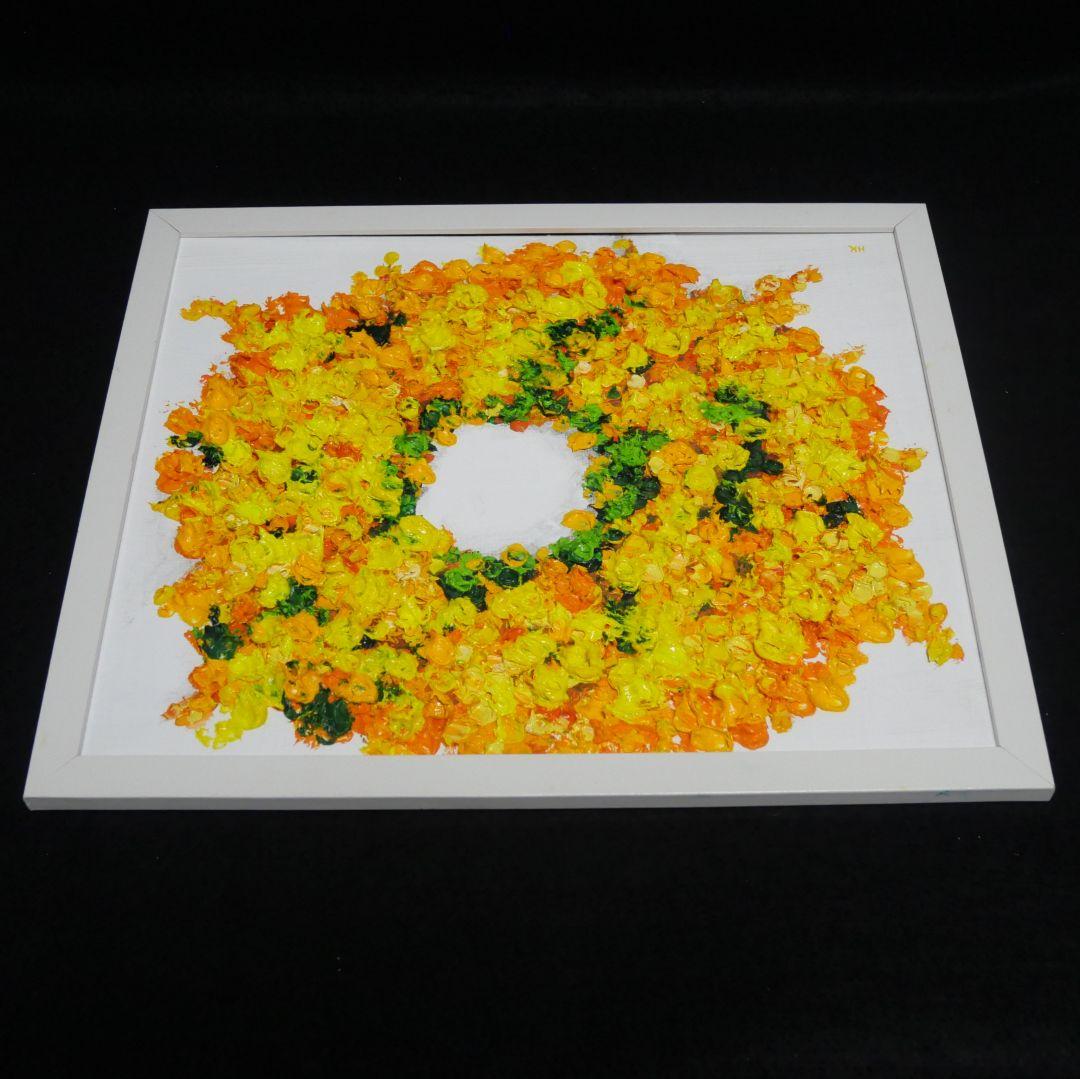 油絵 油彩 油彩画 絵画 絵【ミモザリース】