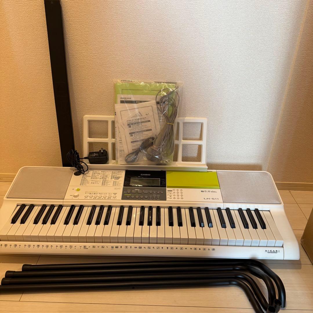 CASIO カシオ　LK-511 電子ピアノ　PIANO キーボード