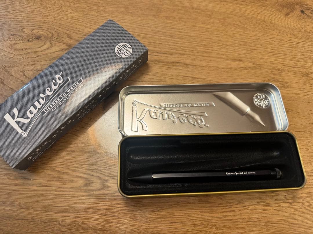 カヴェコペンシルスペシャル　廃盤　ブラック　シャープペンシル0.7mm