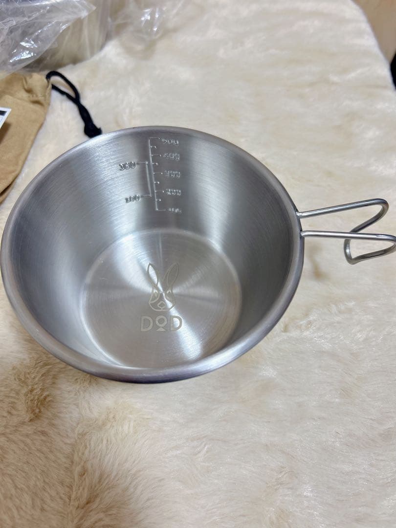 DOD ウサシェラノカゾク　フタリザラ　キャンプ　アウトドア　シェラカップ　新品